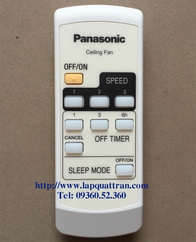 Tay điều khiển từ xa quạt trần 4 cánh Panasonic F56MPG /F56MZG